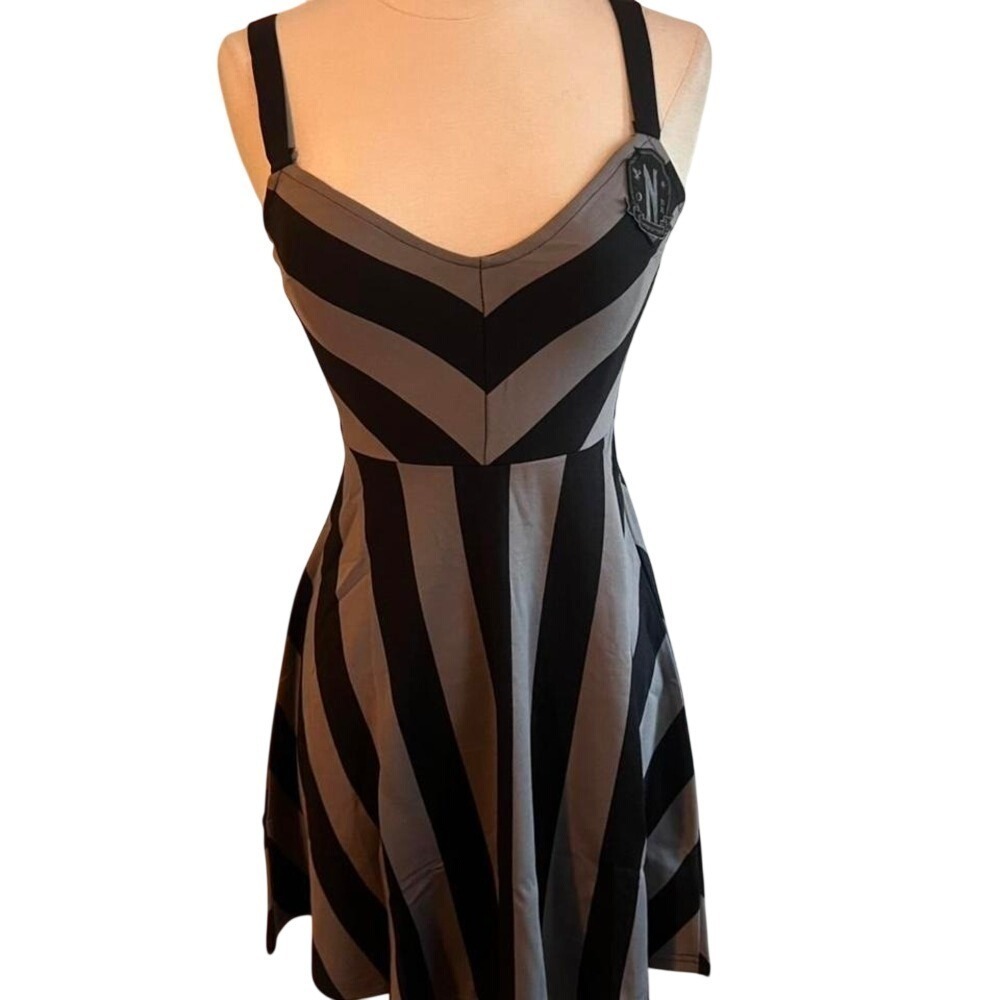 Killstar X Wednesday nevermore mini dress NWT xs